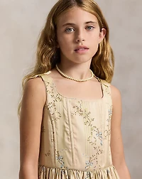 Floral Jacquard Dress