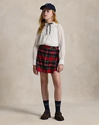 Ruffled Cotton Voile Top