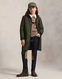 Equestrian-Inspired Denim Legging