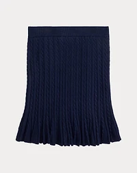 Mini-Cable Cotton Skirt