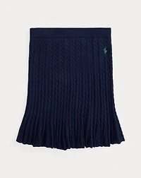 Mini-Cable Cotton Skirt
