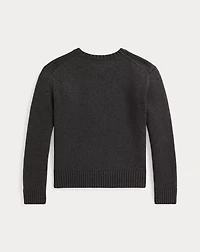Logo Crest Cotton Sweater