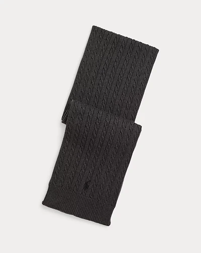 Mini-Cable Cotton Scarf