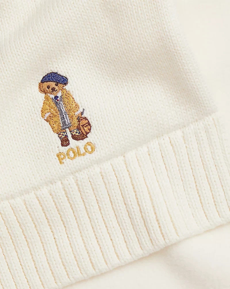 Polo Bear Cotton Scarf