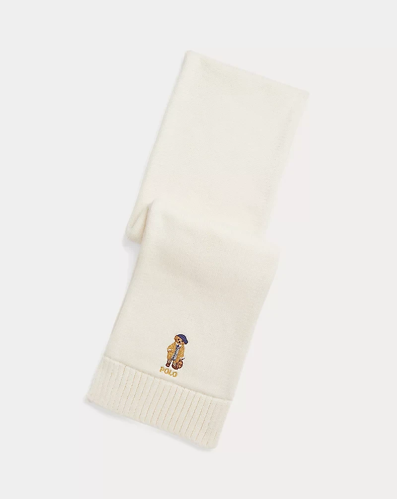 Polo Bear Cotton Scarf