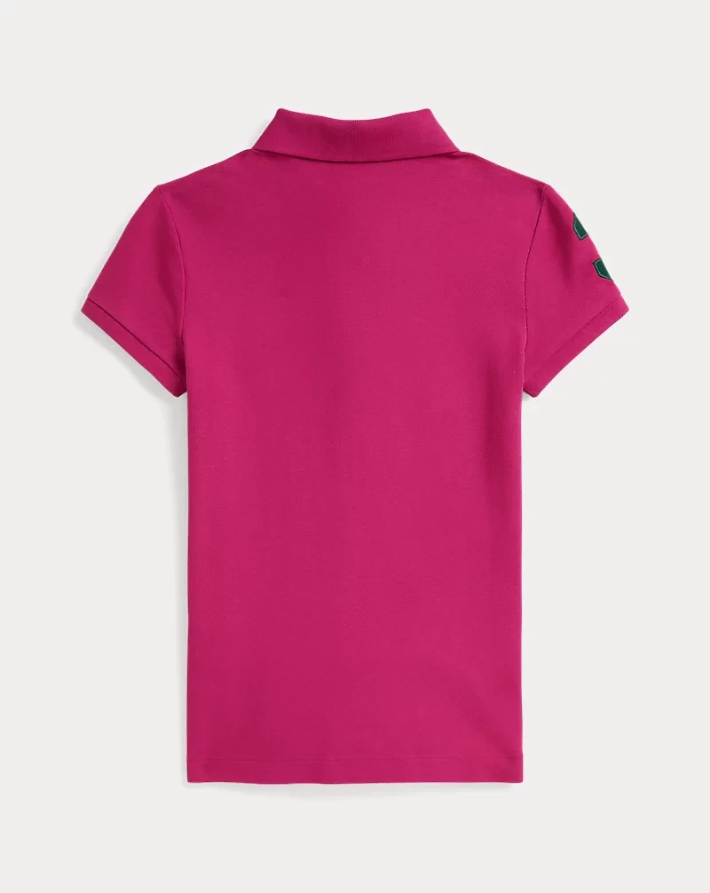 Big Pony Stretch Mesh Polo Shirt