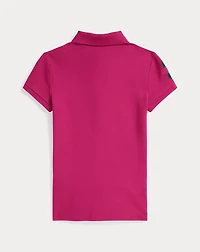 Big Pony Stretch Mesh Polo Shirt