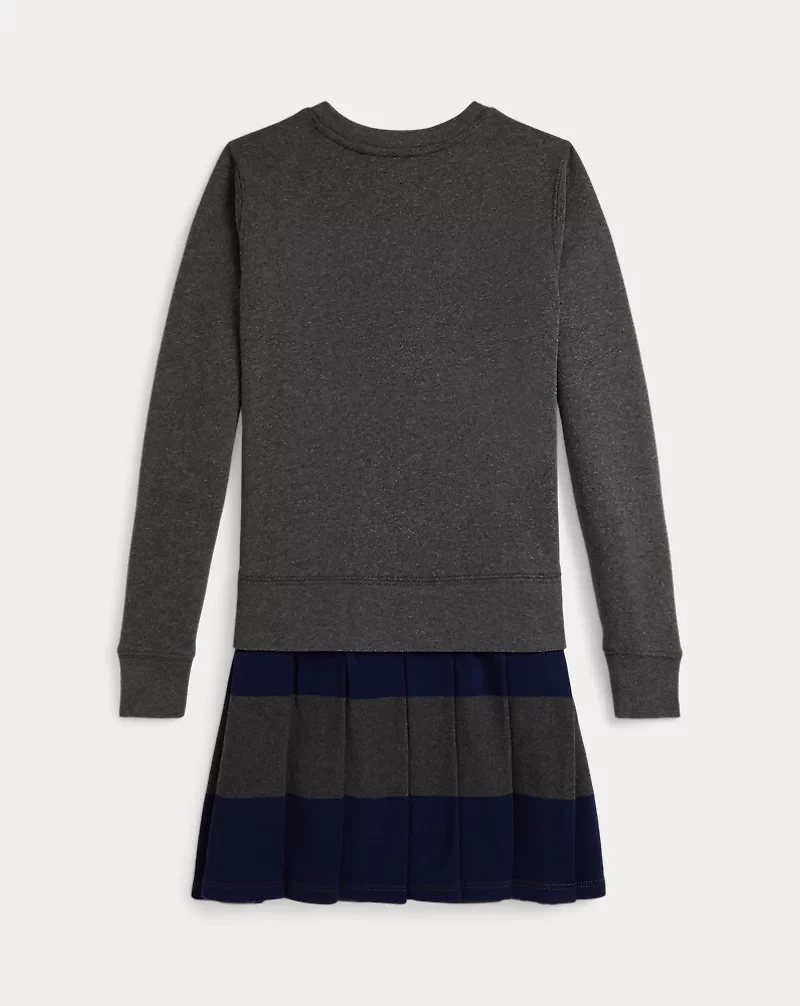 Big Pony Fleece Sweatshirt Dress