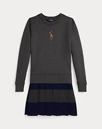Big Pony Fleece Sweatshirt Dress
