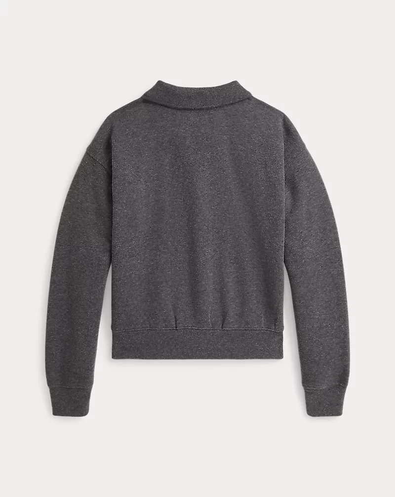 Logo Fleece Polo Sweatshirt