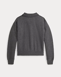 Logo Fleece Polo Sweatshirt