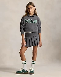Logo Fleece Polo Sweatshirt
