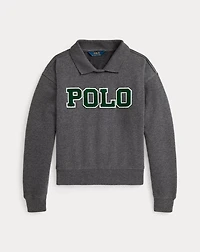Logo Fleece Polo Sweatshirt