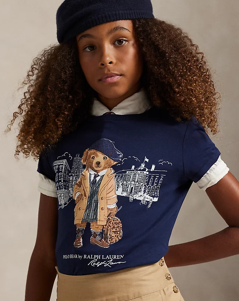 Polo Bear Cotton Jersey Tee