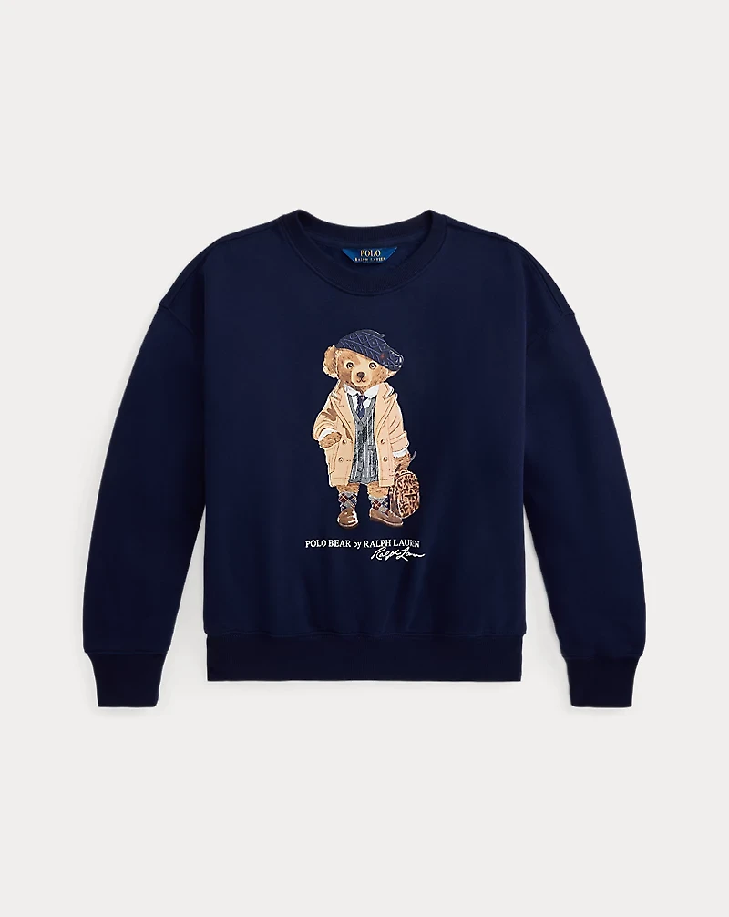 Polo Bear Fleece Boxy Sweatshirt