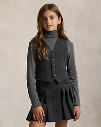 Heathered Interlock Vest