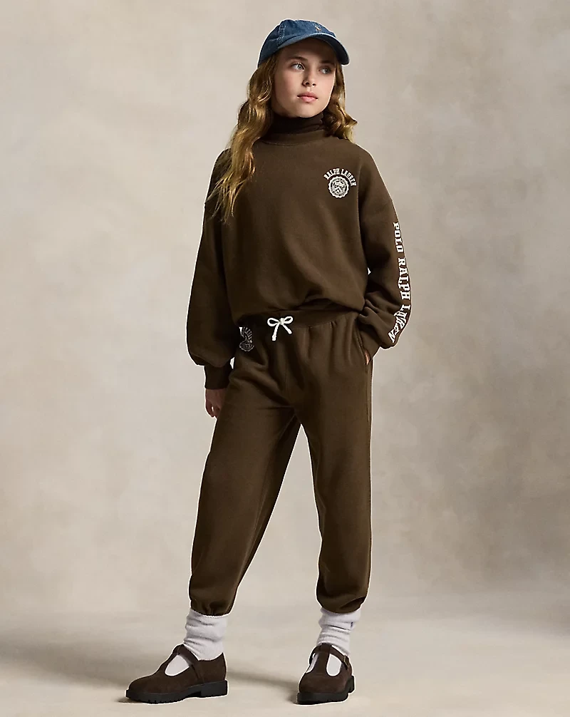 Logo Crest Fleece Sweatshirt