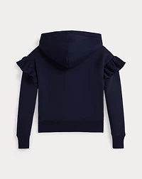 Ruffled Fleece Full-Zip Hoodie
