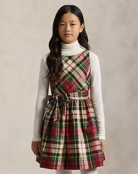 Plaid Taffeta Dress