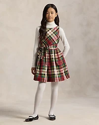Plaid Taffeta Dress