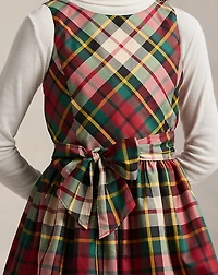 Plaid Taffeta Dress
