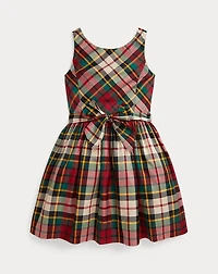 Plaid Taffeta Dress