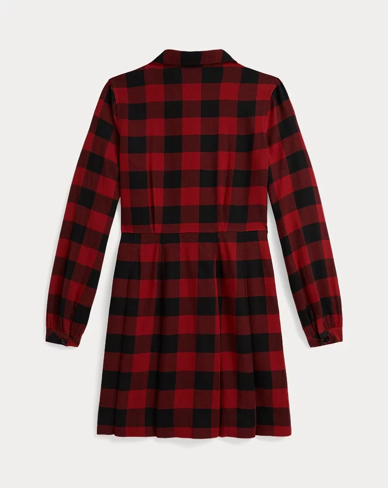 Buffalo Check Cotton Twill Dress