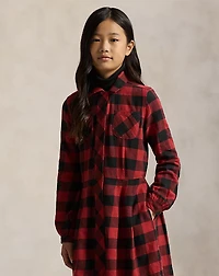 Buffalo Check Cotton Twill Dress