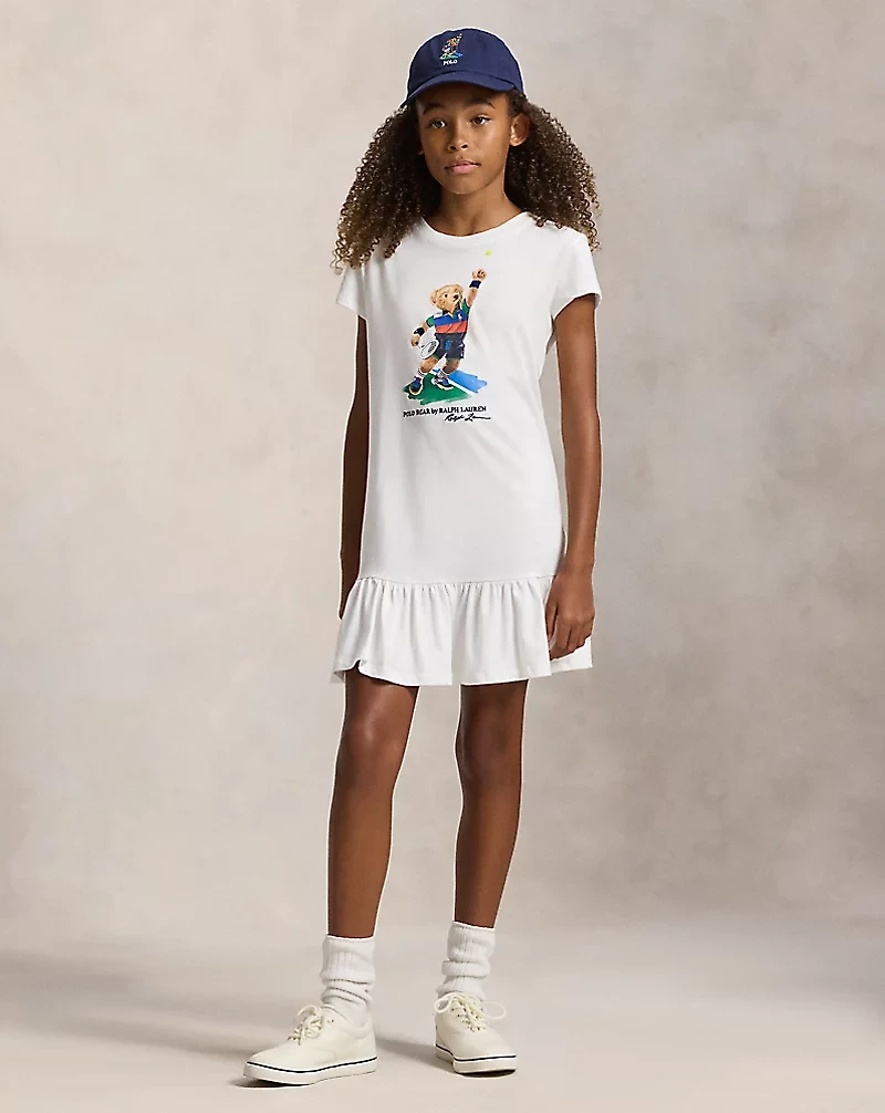 US Open Polo Bear Cotton Jersey Dress