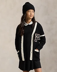 Cotton-Wool Letter Cardigan