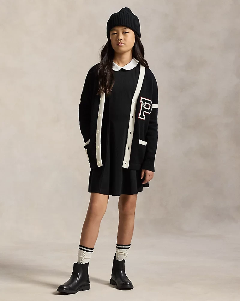 Cotton-Wool Letter Cardigan