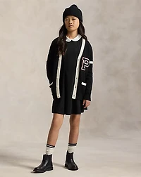 Cotton-Wool Letter Cardigan