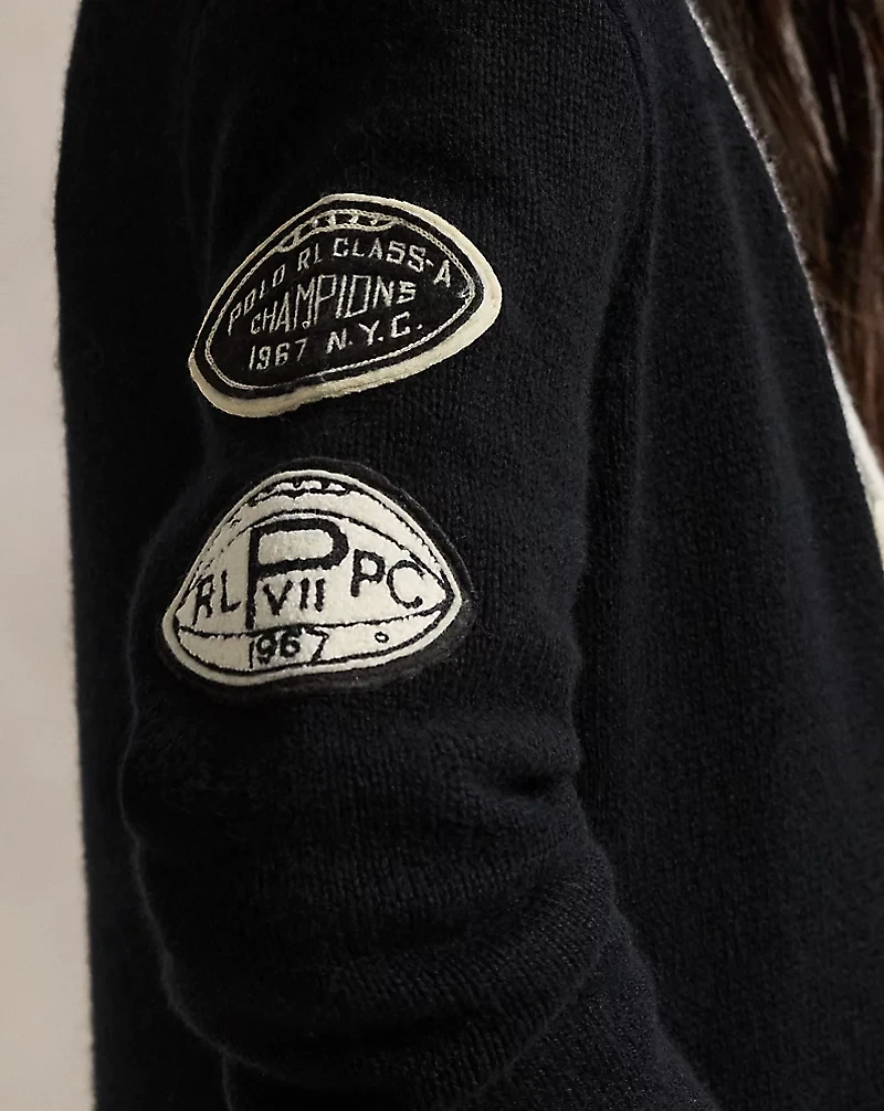 Cotton-Wool Letter Cardigan