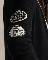 Cotton-Wool Letter Cardigan