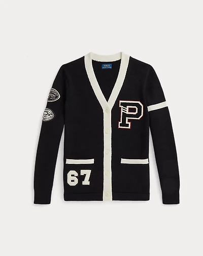 Cotton-Wool Letter Cardigan