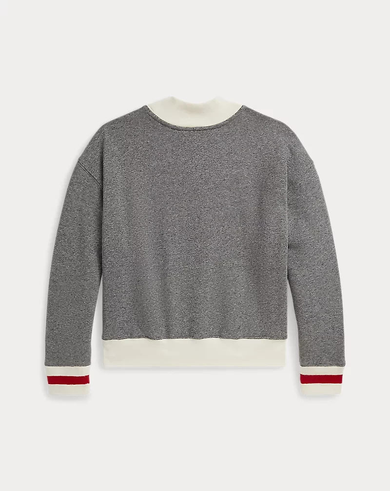 Flag Fleece Mockneck Sweatshirt