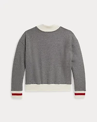 Flag Fleece Mockneck Sweatshirt