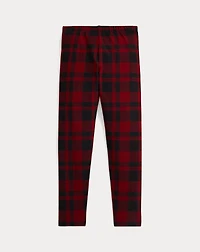 Plaid Stretch Jersey Legging