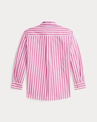 Striped Cotton Poplin Boxy Shirt