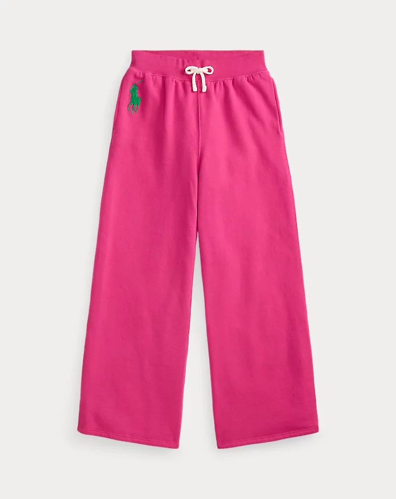 Big Pony Fleece Wide-Leg Sweatpant