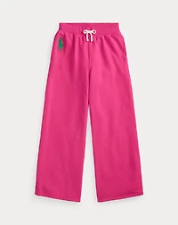 Big Pony Fleece Wide-Leg Sweatpant
