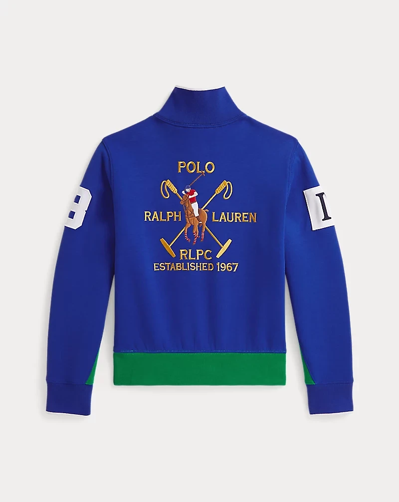 Big Pony Double-Knit Quarter Pullover