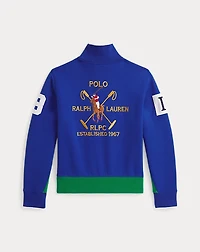 Big Pony Double-Knit Quarter Pullover