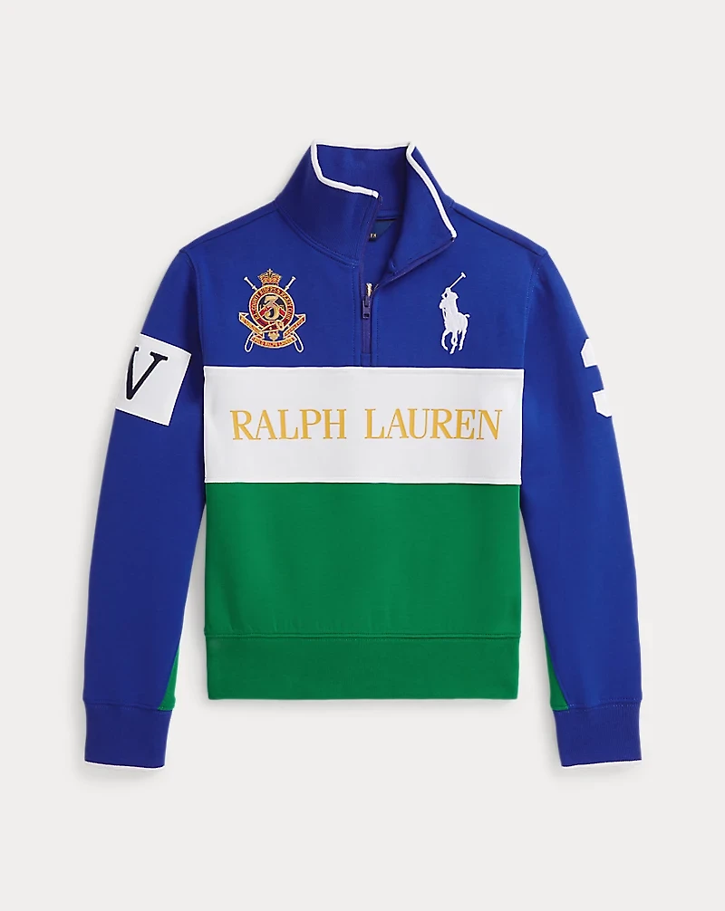 Big Pony Double-Knit Quarter Pullover