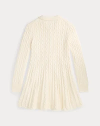 Cotton Polo Sweater Dress