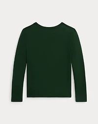 Polo Bear Cotton Long-Sleeve Tee