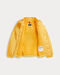 Equestrian-Print Hooded Jacket