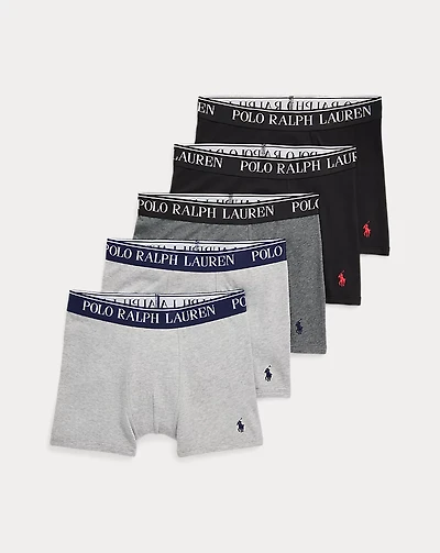 Stretch Cotton Jersey Boxer Brief 5-Pack
