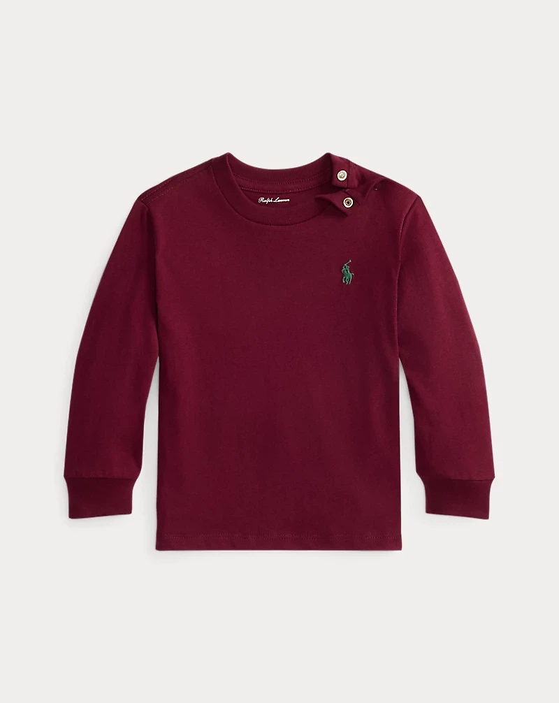 Cotton Jersey Long-Sleeve Tee
