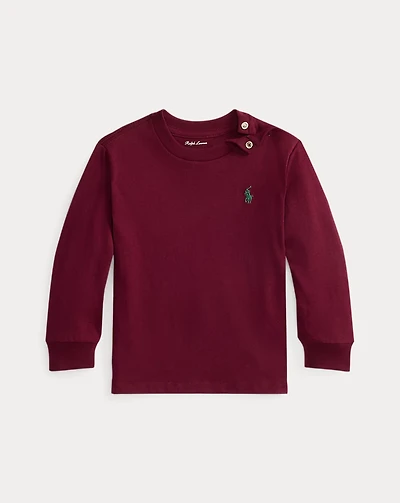 Cotton Jersey Long-Sleeve Tee